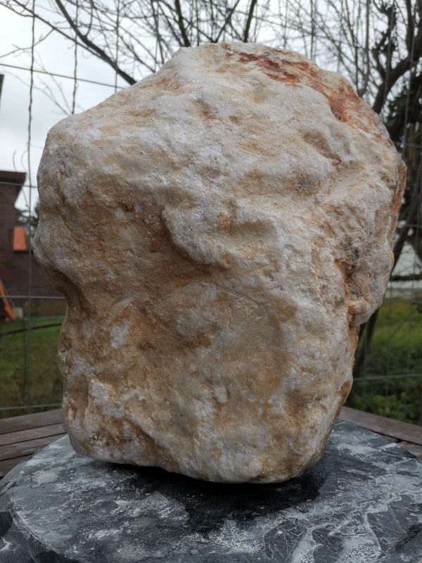 Speckstein; Einzelstck; Brasilien; wei; 26.690 kg