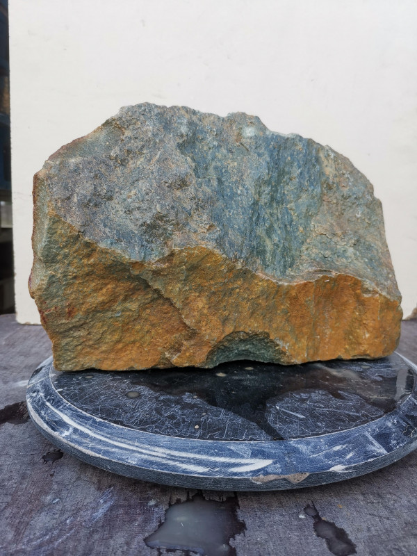 Serpentin; Einzelstck; aus Simbabwe; opal grn; 12,600 kg