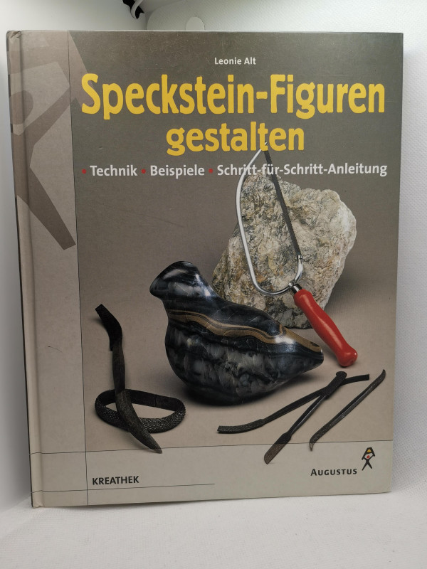 Speckstein-Kreativ-Set; Feilen; Schleifpads; Trocken; Naschleifpapier; Polierl; Speckstein