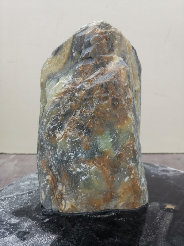 Speckstein Einzelstck aus Indien gelb-Farb Mix 3,230 kg
