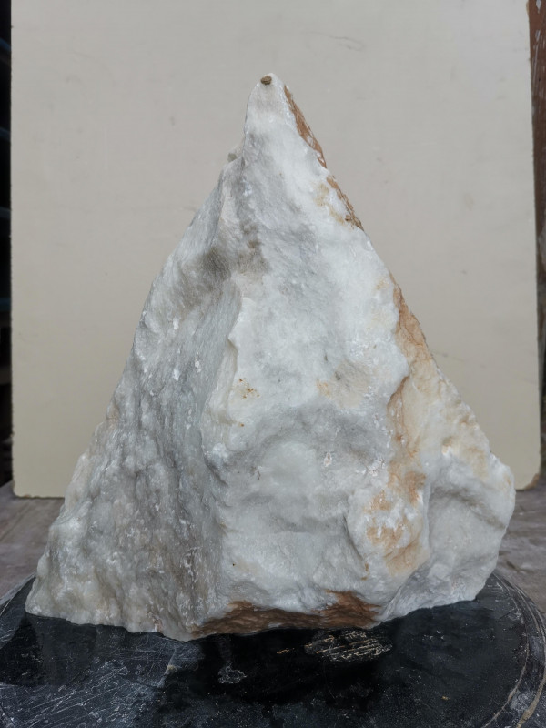 Speckstein; Einzelstck; aus China; wei-grau; 12,460 kg