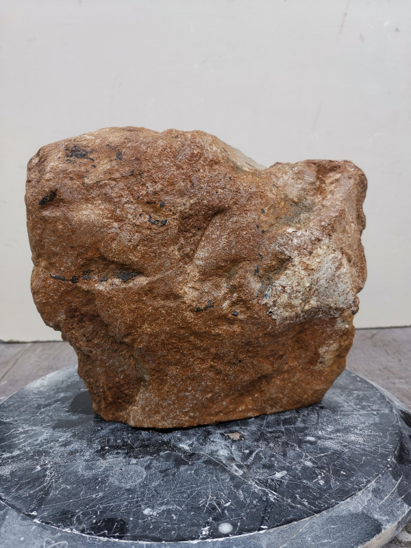 Speckstein; Einzelstck; aus Brasilien; braun; 8,110 kg