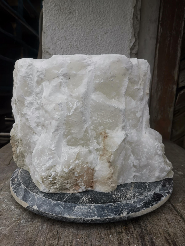 Alabaster; Einzelstck; transparent-wei; 19,900 kg