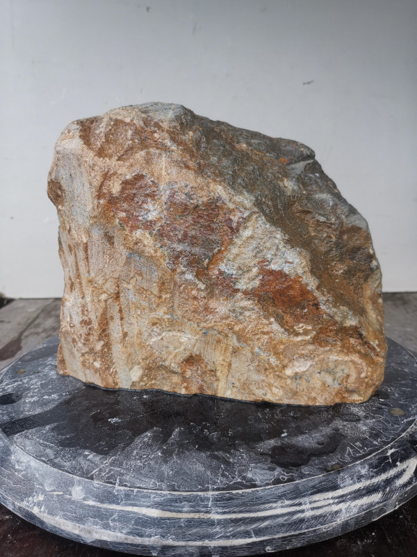 Speckstein; Einzelstck aus Brasilien; braun - Farb - Mix; 10,040 kg