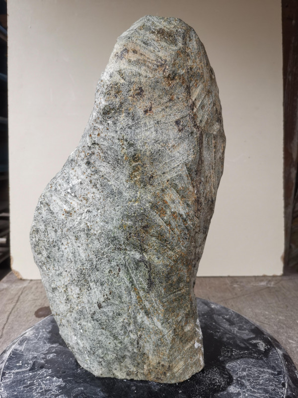 Speckstein; Einzelstck; aus Indien; grn-Mix; 11,780 kg