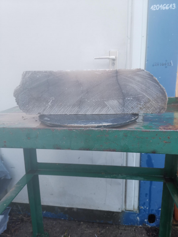 Alabaster; Einzelst�ck; Spanien; ges�gt; karamell; 18,540 kg