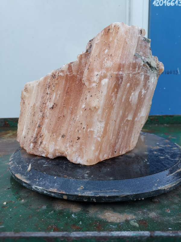 Selenit; Einzelst�ck; aus Marokko; orange; 13,460 kg