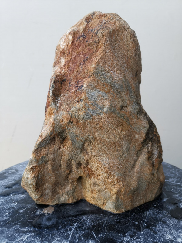 Speckstein; Einzelst�ck; aus Brasilien; brauner Farb Mix; 4,440 kg