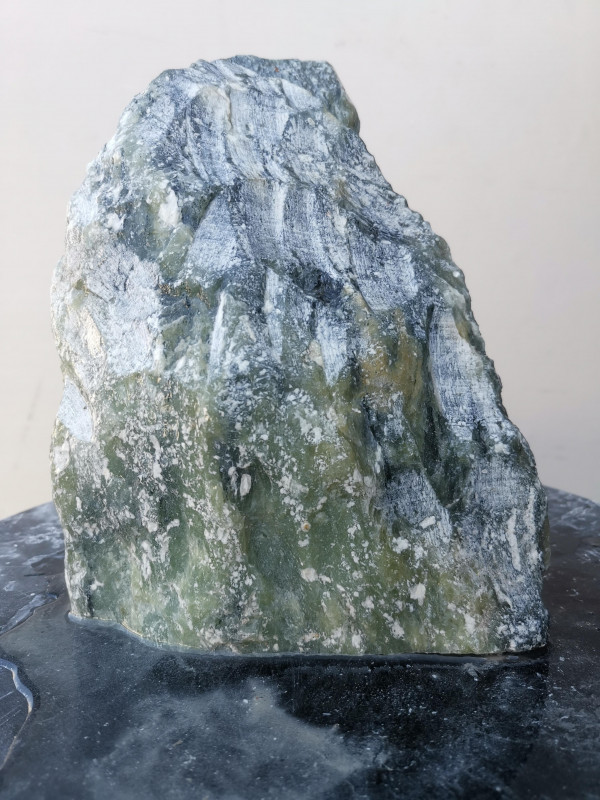 Speckstein; Einzelst�ck; aus Indien; gr�n Mix; 3,200 kg