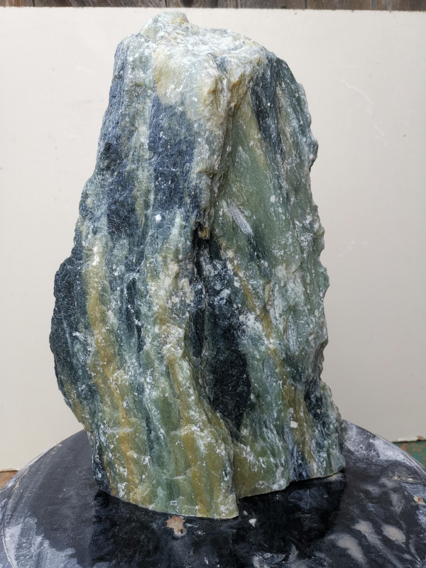 Einzelst�ck; aus Indien; t�rkis schwarz gelb braun; 6,960 kg