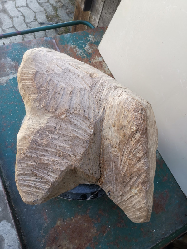 Speckstein; Einzelst�ck; aus Brasilien; braun; 23,150 kg