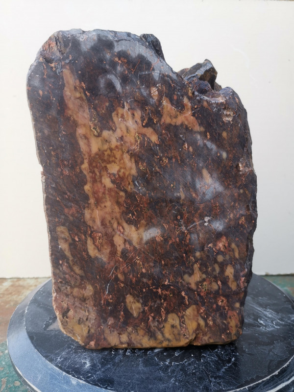 Speckstein; Einzelst�ck; aus Indien; violett; 19,930 kg