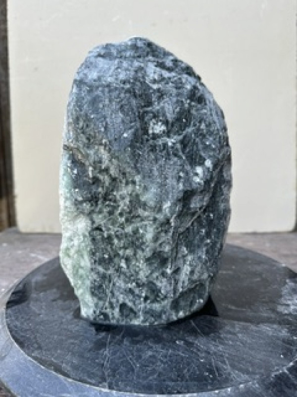 Speckstein; Einzelst�ck; aus Indien; t�rkis - schwarz; 6,280 kg