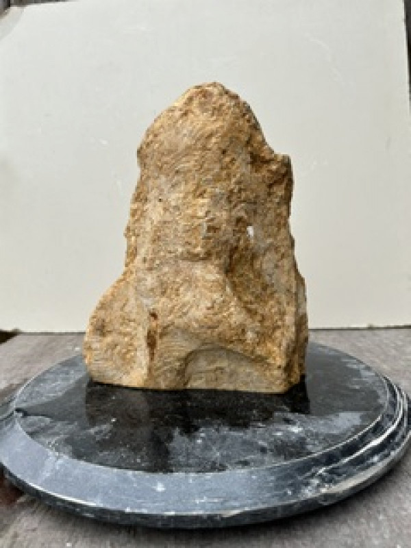 Speckstein; Einzelst�ck; Brasilien; braun; schwarze Punkte; 4,490 kg