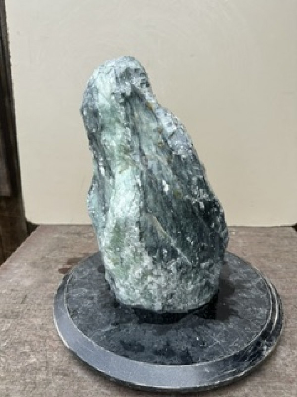 Speckstein; Einzelst�ck; Indien; t�rkis-schwarz; 8,480 kg