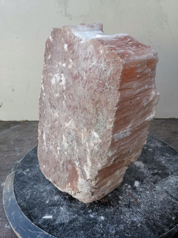 Selenit; Heilstein; Einzelst�ck; aus Marokko; orange; 5,550 kg