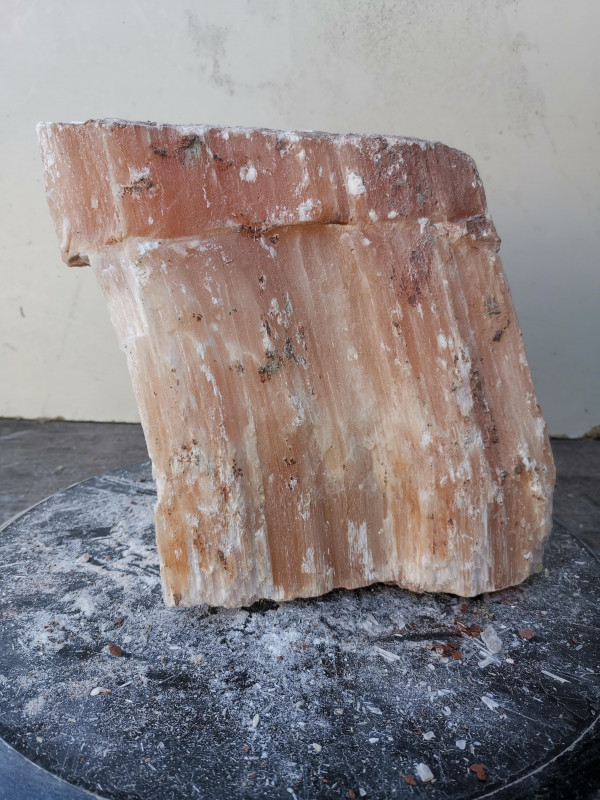 Selenit; Heilstein; Einzelst�ck; aus Marokko; orange; 7,140 kg