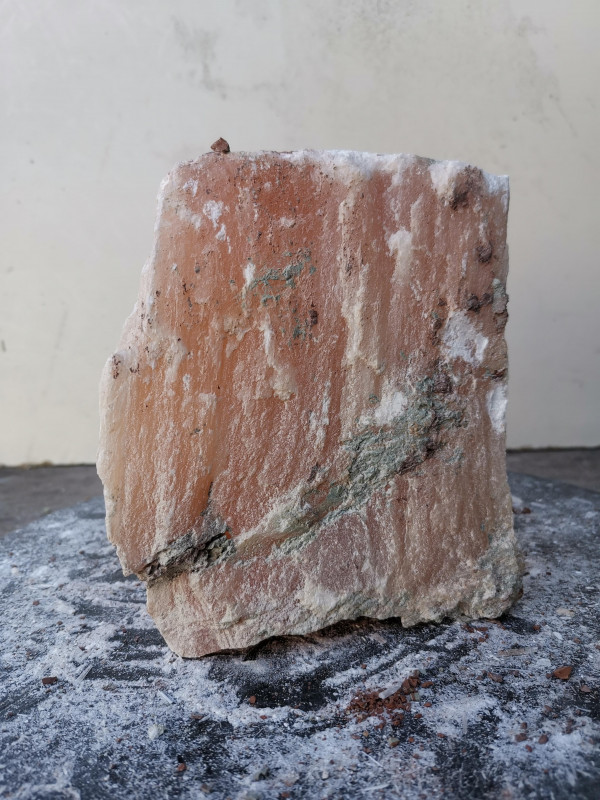 Selenit; Heilstein; Einzelst�ck; aus Marokko; orange; 2,830 kg