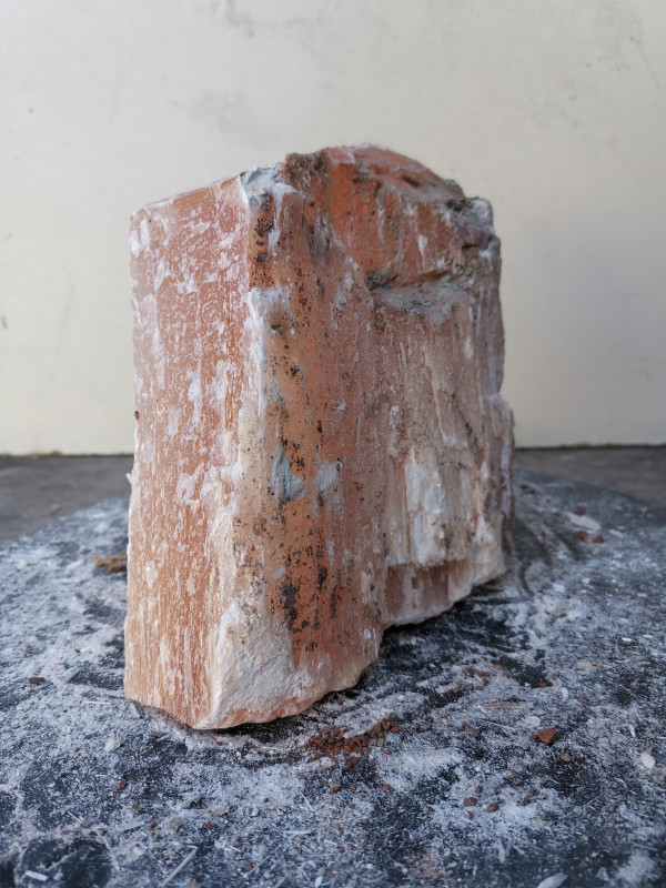 Selenit; Heilstein; Einzelst�ck; aus Marokko; orange; 3,080 kg