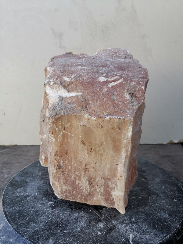 Selenit; Heilstein; Einzelst�ck; aus Marokko; orange; 8,880 kg