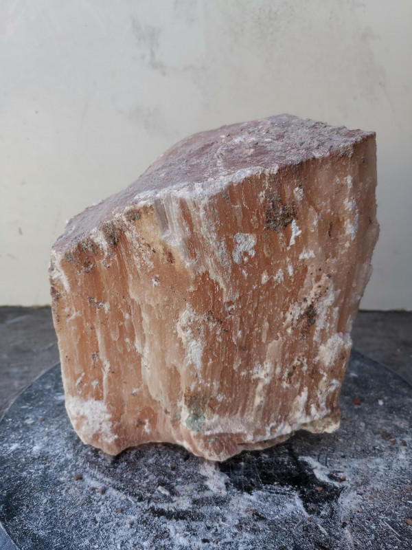 Selenit; Heilstein; Einzelst�ck; aus Marokko; orange; 5,810 kg