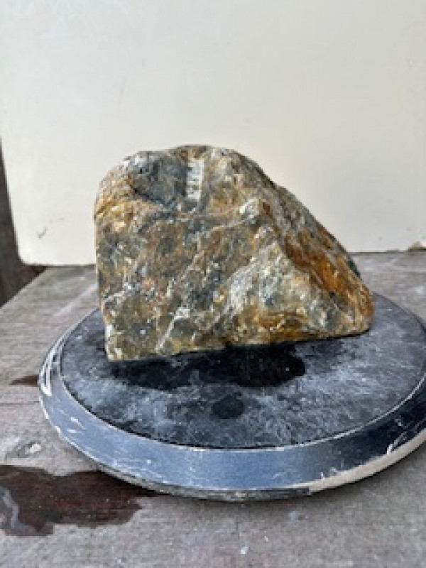 Speckstein; Einzelst�ck; Indien; dunkler Farbmix; 4,610 kg