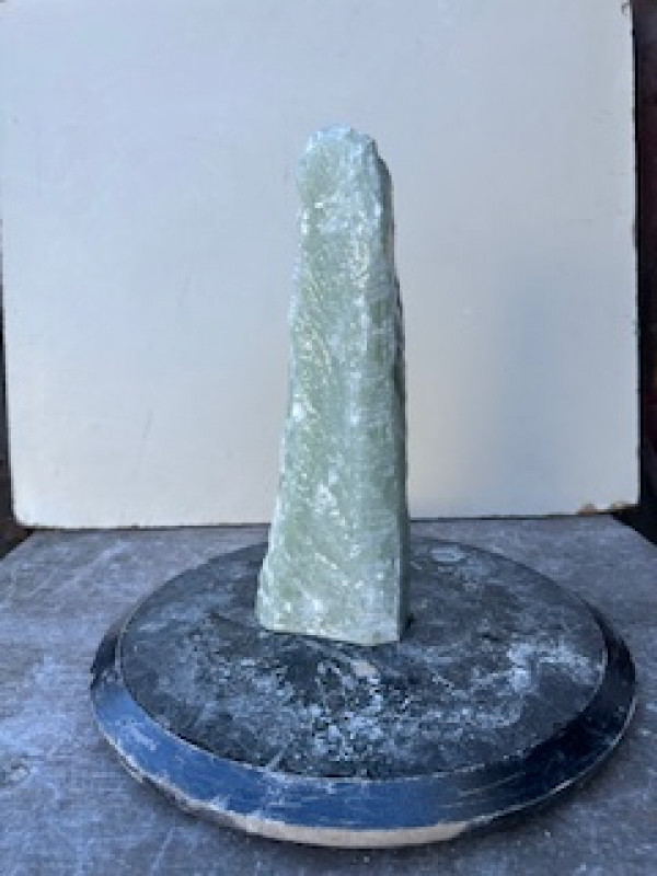 Speckstein; Einzelst�ck; Indien; hellgr�n; 2,880 kg