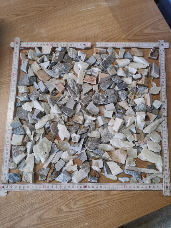 Speckstein-Splitterst�cke; 1 kg