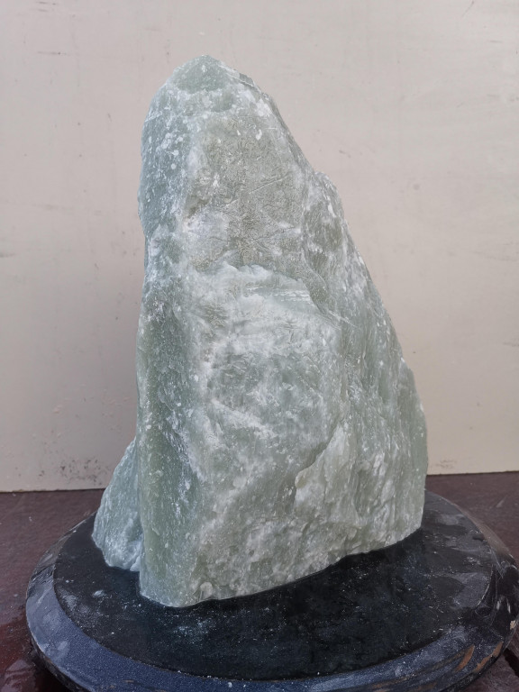 Speckstein; Einzelstück; China; Lemongrün; 14.090 kg