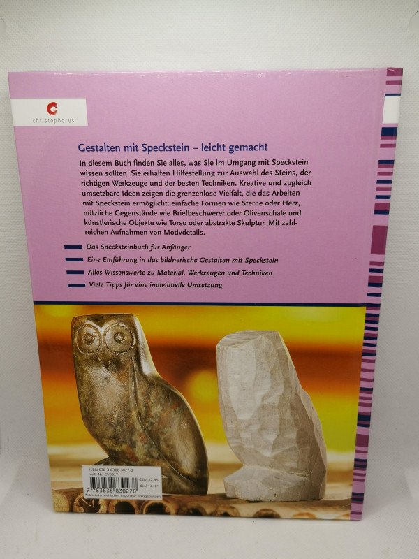 Grundkurs Speckstein; Maja Hanselmann; gebrauchtes Buch