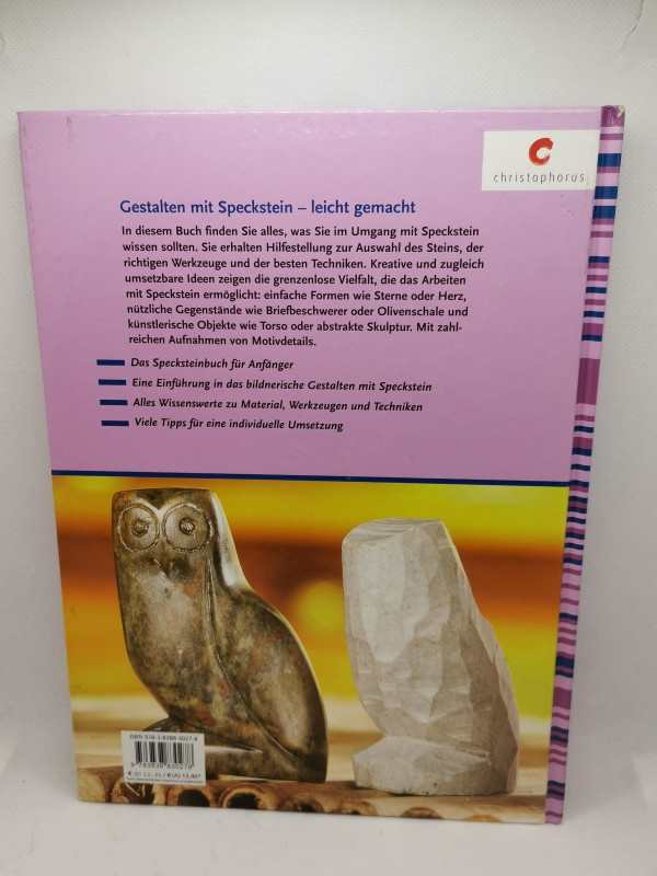 Grundkurs Speckstein; Maja Hanselmann; gebrauchtes Buch