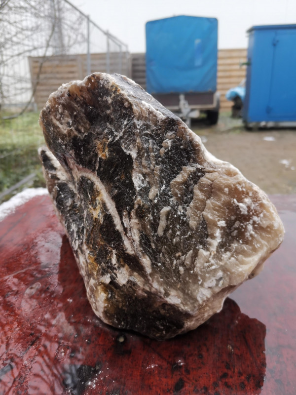 Alabaster; schwarz; tlw. Creme; tlw. transparent; 10.960 kg