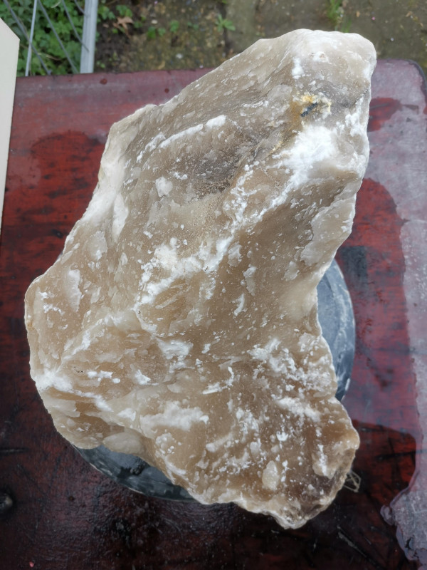 Alabaster; Einzelstck; Bruchstck; Creme; 18.020 kg