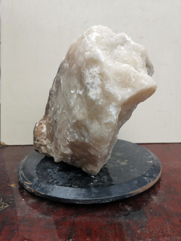 Alabaster; Einzelstck; Creme; Bruchstck; 17.860 kg