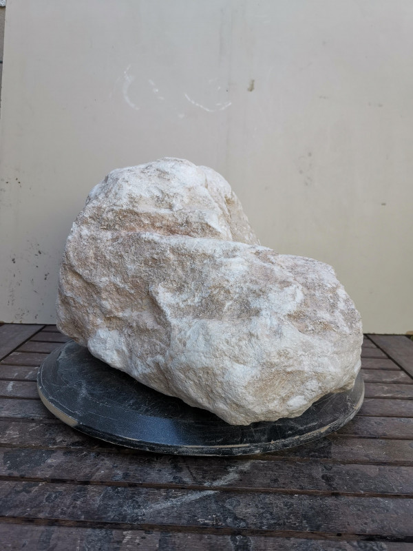 Speckstein; Einzelstck; Brasilien; schneewei; 26.470 kg