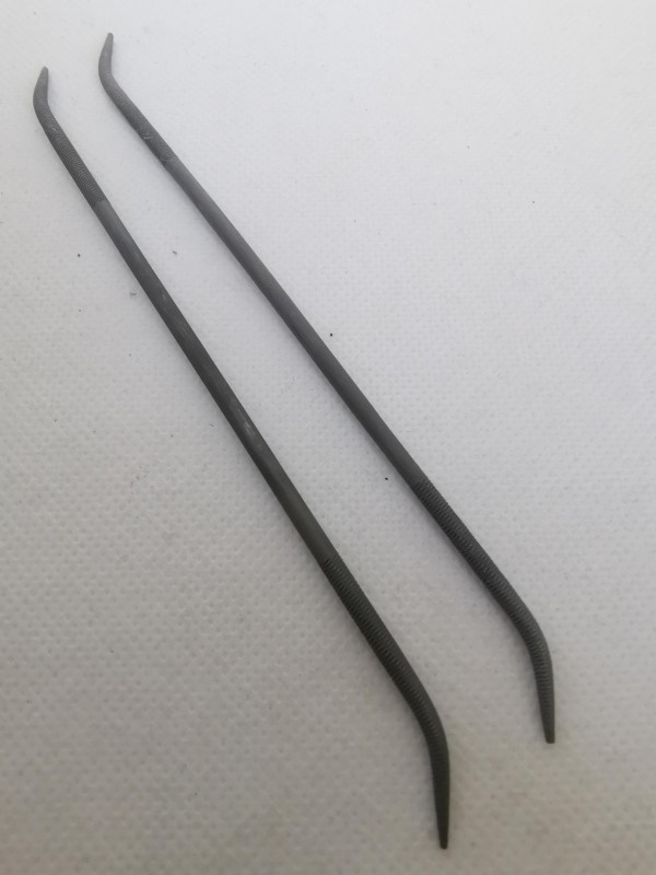 10er Set doppelseitig, gebogene Schlsselfeilen, 140 mm
