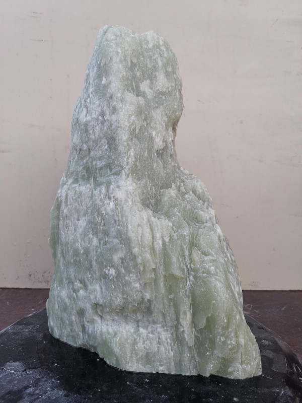 Speckstein; Einzelstück; China; Lemongrün; 12.430 kg