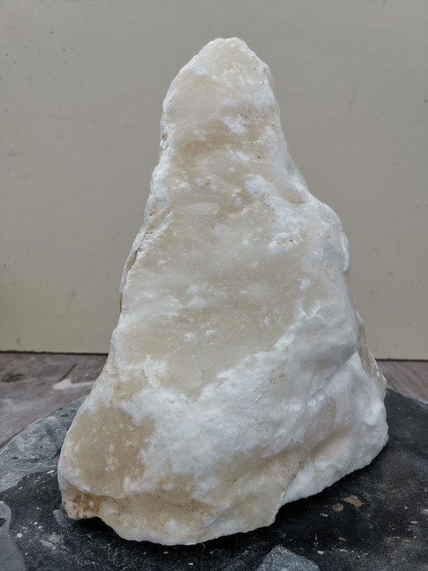 Alabaster; Einzelstck; Sule; wei; 6,400 kg