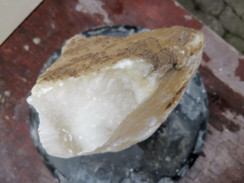 Alabaster; transparent; Einzelstck; Sule; 6,020 kg