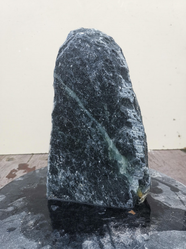 Speckstein; Einzelstck; Indien; dunkelgrn; 4.410 kg