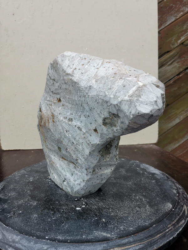 Speckstein; Einzelstck; Brasilien; grn; lustige Form; 5,210 kg