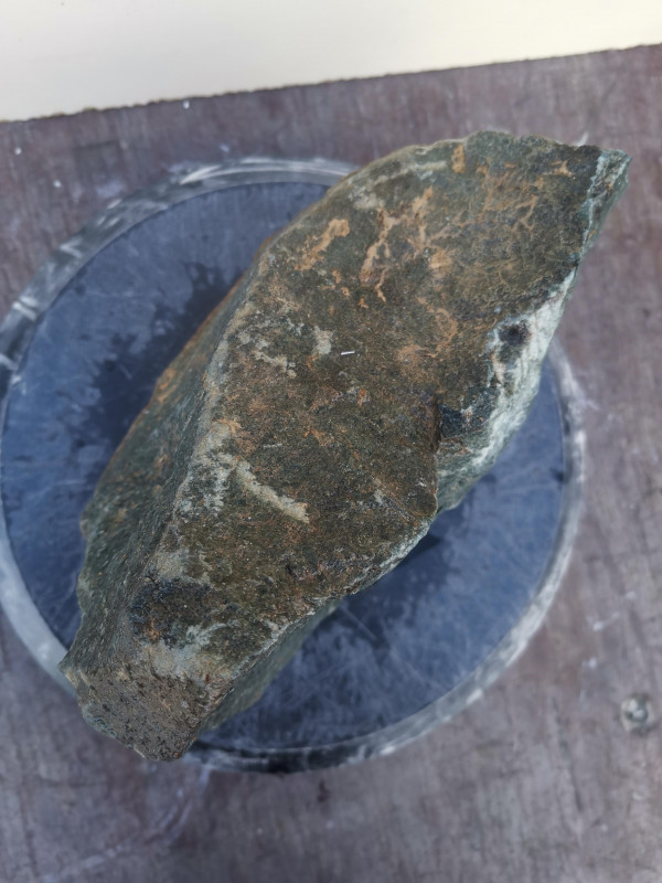 Serpentin aus Simbabwe; opal grn; 9.380 kg