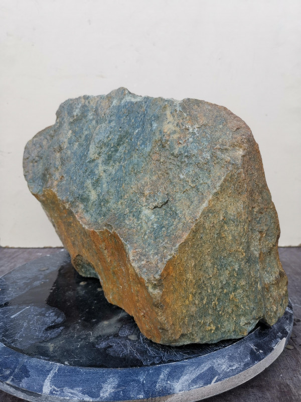 Serpentin; Einzelstck; aus Simbabwe; opal grn; 12,600 kg