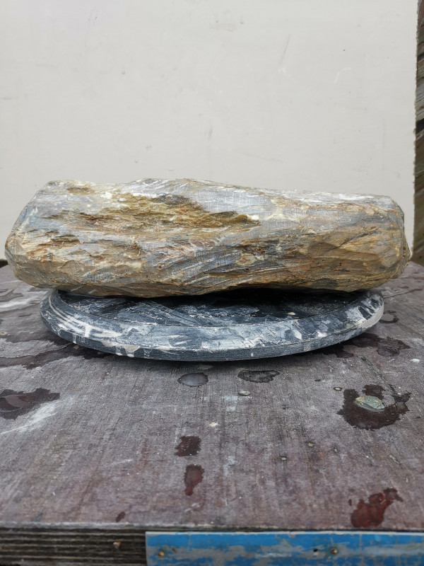 Speckstein; Einzelstck; Indien; gelb-Mix; 15,260 kg