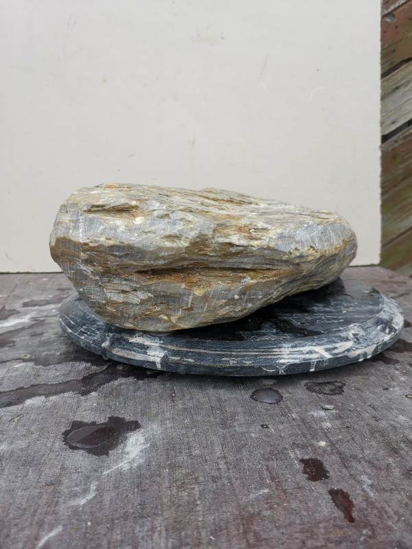 Speckstein; Einzelstck; Indien; gelb-Mix; 15,260 kg