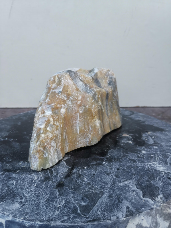 Speckstein; Einzelstck; Indien; gelb: Gewicht: 1.890 kg