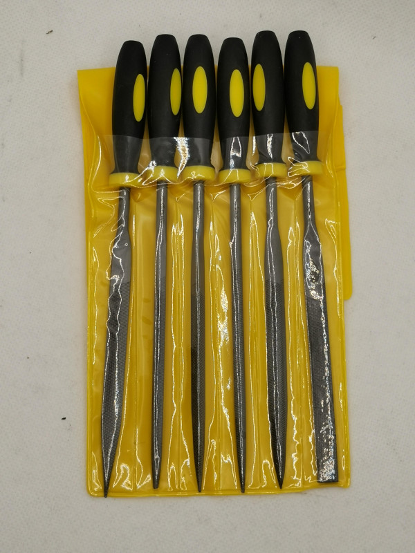Feilenset; 6 Stck; 4 x 160 mm; Kunststoffhlle