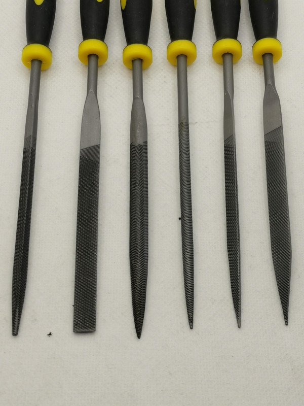 Feilenset; 6 Stck; 4 x 160 mm; Kunststoffhlle