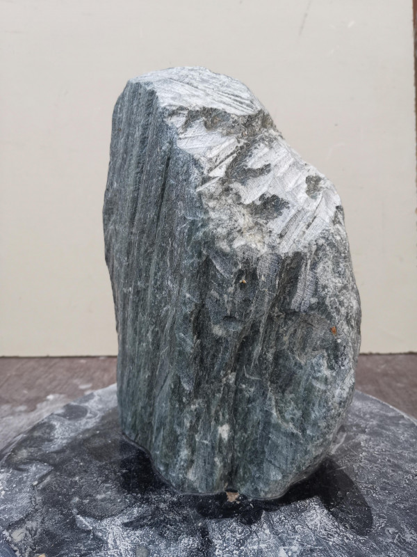 Speckstein Einzelstck aus Indien grn leichter Farb Mix 8.180 kg