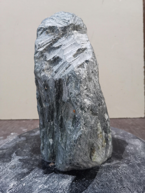 Speckstein Einzelstck aus Indien grn leichter Farb Mix 8.180 kg